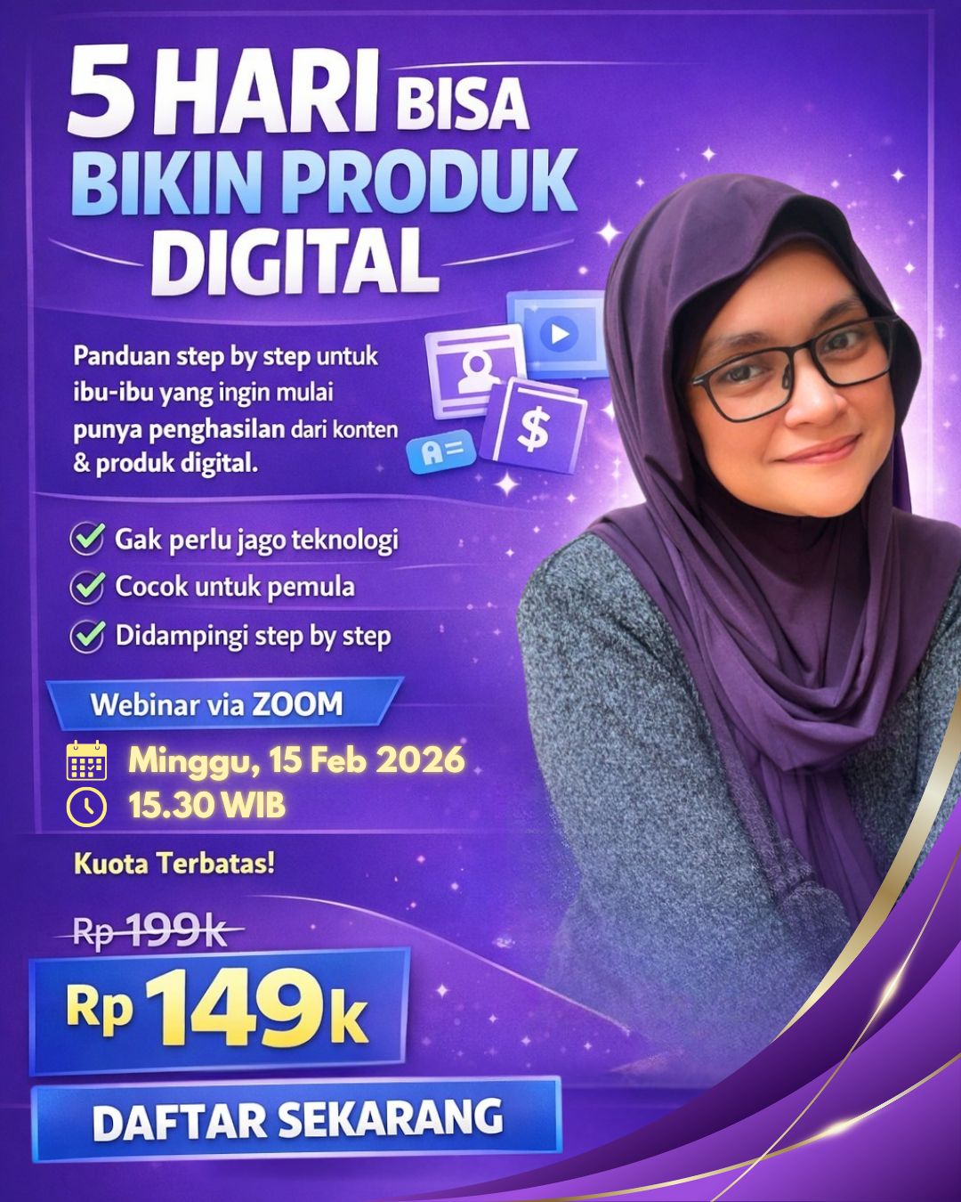 Webinar 5 Hari Bikin Produk Digital